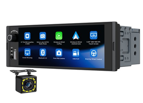 Autoradio 1din wireless - autoradio, 6,28"